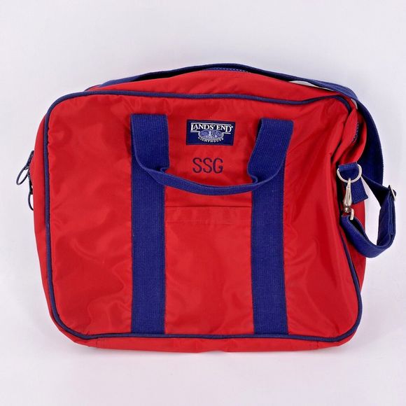 Lands' End Bags Vintage Lands End Bag Lighthouse Nylon Luggage